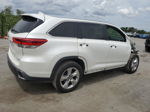 2019 Toyota Highlander Limited White vin: 5TDYZRFH4KS337023