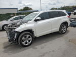 2019 Toyota Highlander Limited White vin: 5TDYZRFH4KS337023