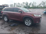 2019 Toyota Highlander Limited Red vin: 5TDYZRFH5KS342280