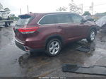 2019 Toyota Highlander Limited Red vin: 5TDYZRFH5KS342280