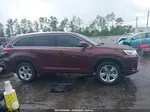 2019 Toyota Highlander Limited Red vin: 5TDYZRFH5KS342280