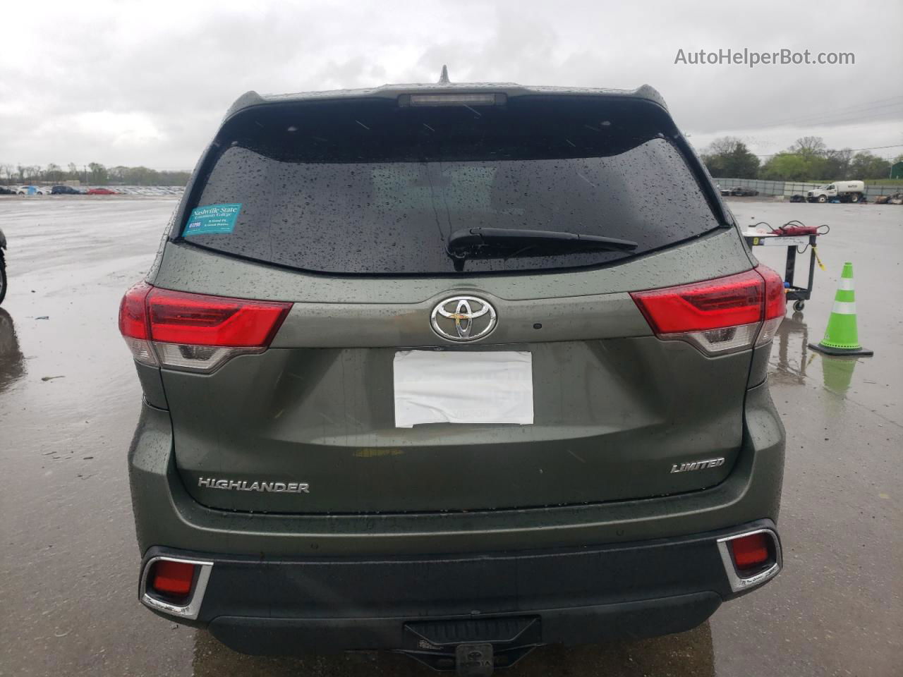 2019 Toyota Highlander Limited Gray vin: 5TDYZRFH7KS291221