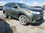 2019 Toyota Highlander Limited Green vin: 5TDYZRFH7KS291221