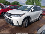 2019 Toyota Highlander Limited White vin: 5TDYZRFH8KS341771