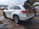 2019 Toyota Highlander Limited White vin: 5TDYZRFH8KS341771