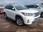 2019 Toyota Highlander Limited White vin: 5TDYZRFH8KS341771