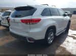 2019 Toyota Highlander Limited White vin: 5TDYZRFH8KS341771