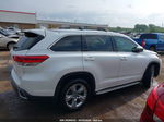 2019 Toyota Highlander Limited Белый vin: 5TDYZRFH8KS341771