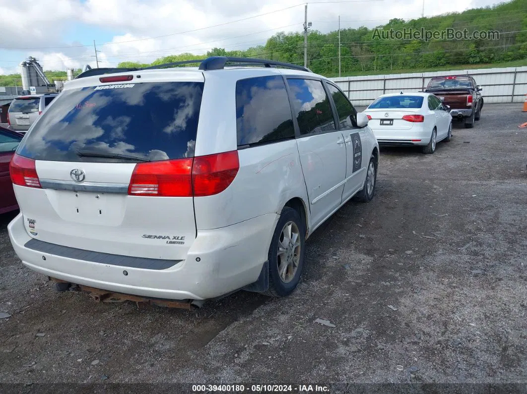 2004 Toyota Sienna Xle Limited White vin: 5TDZA22C04S045675