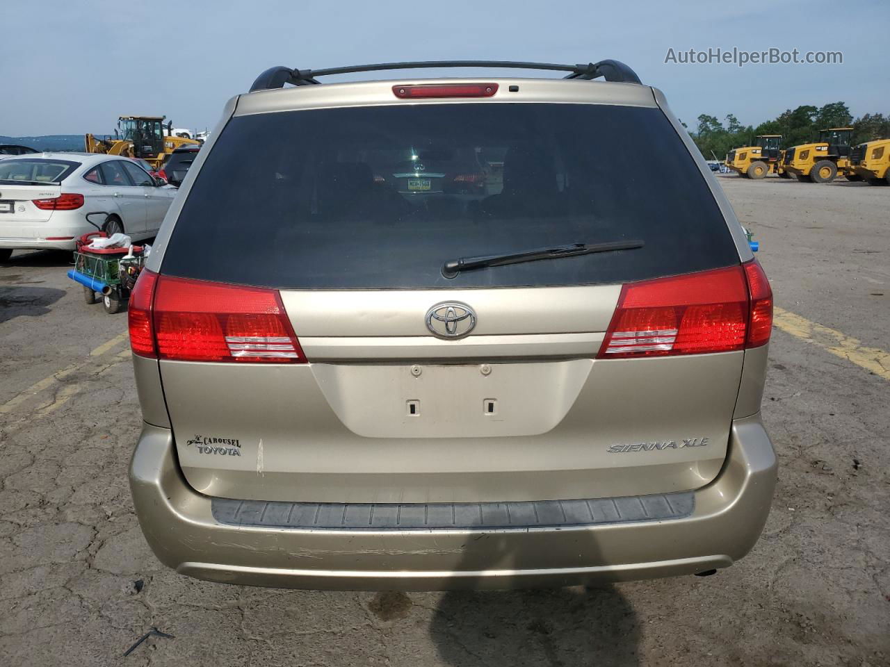 2004 Toyota Sienna Xle Gold vin: 5TDZA22C04S106720