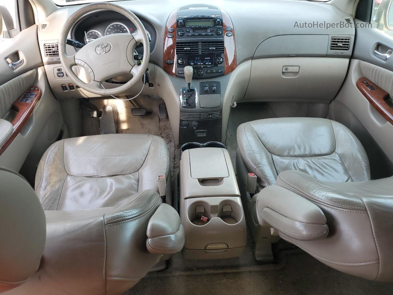 2004 Toyota Sienna Xle Золотой vin: 5TDZA22C04S106720