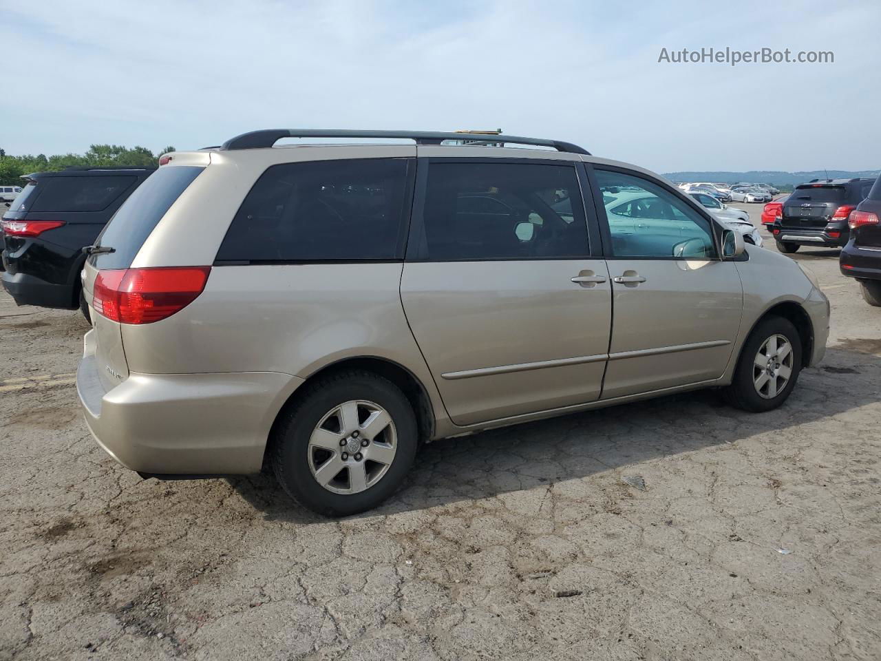 2004 Toyota Sienna Xle Gold vin: 5TDZA22C04S106720