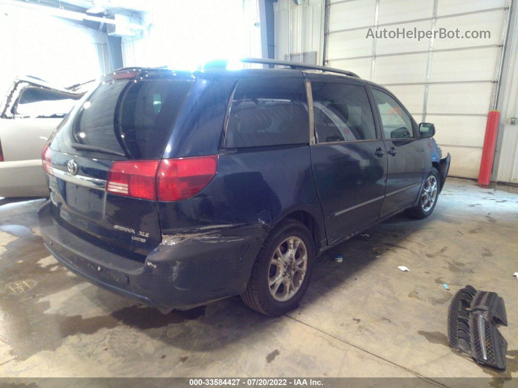 2004 Toyota Sienna Xle/xle Limited Blue vin: 5TDZA22C04S132153