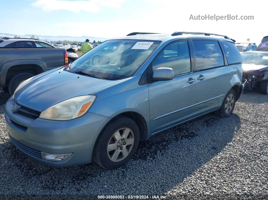 2004 Toyota Sienna Xle Blue vin: 5TDZA22C04S185547