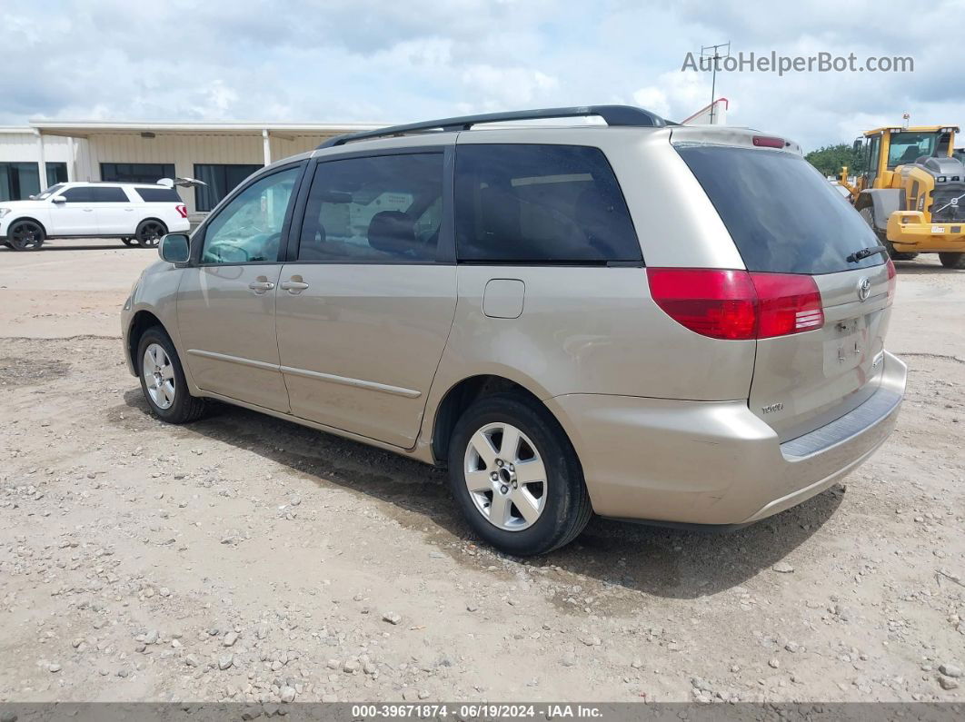 2004 Toyota Sienna Xle Champagne vin: 5TDZA22C04S189839