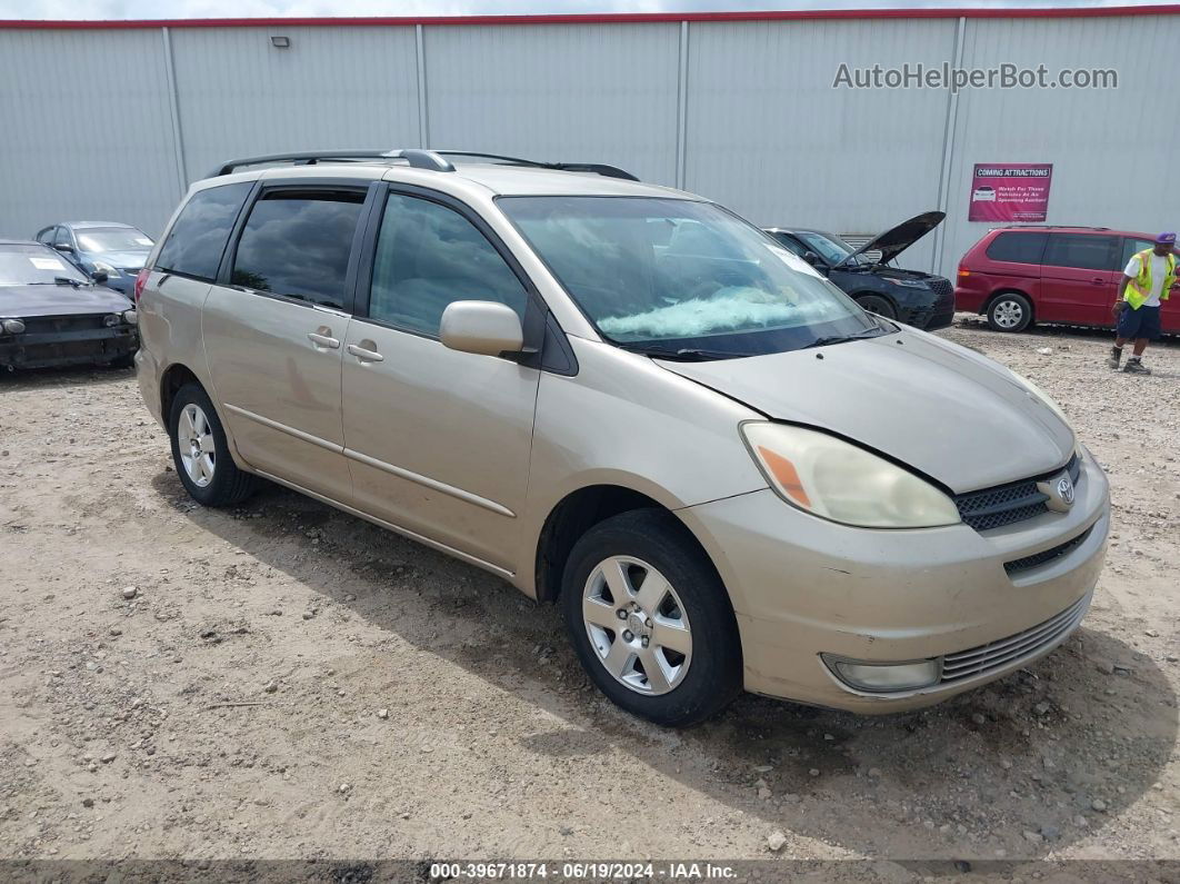 2004 Toyota Sienna Xle Champagne vin: 5TDZA22C04S189839