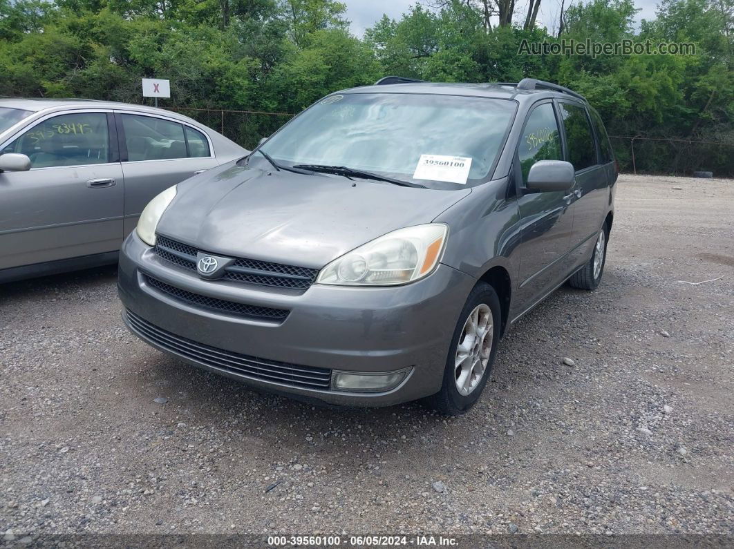 2005 Toyota Sienna Xle Gray vin: 5TDZA22C05S307924