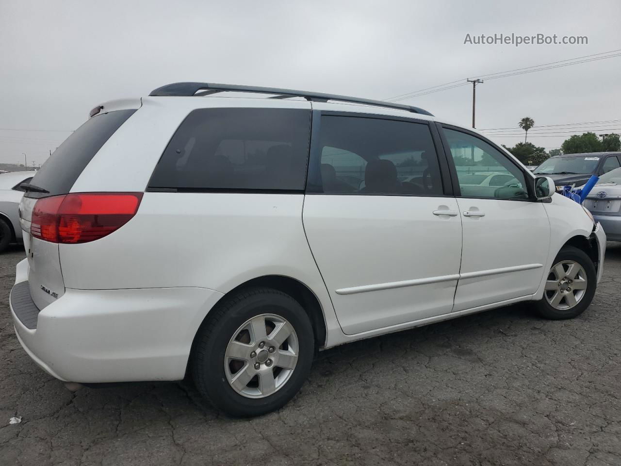 2004 Toyota Sienna Xle White vin: 5TDZA22C14S036919