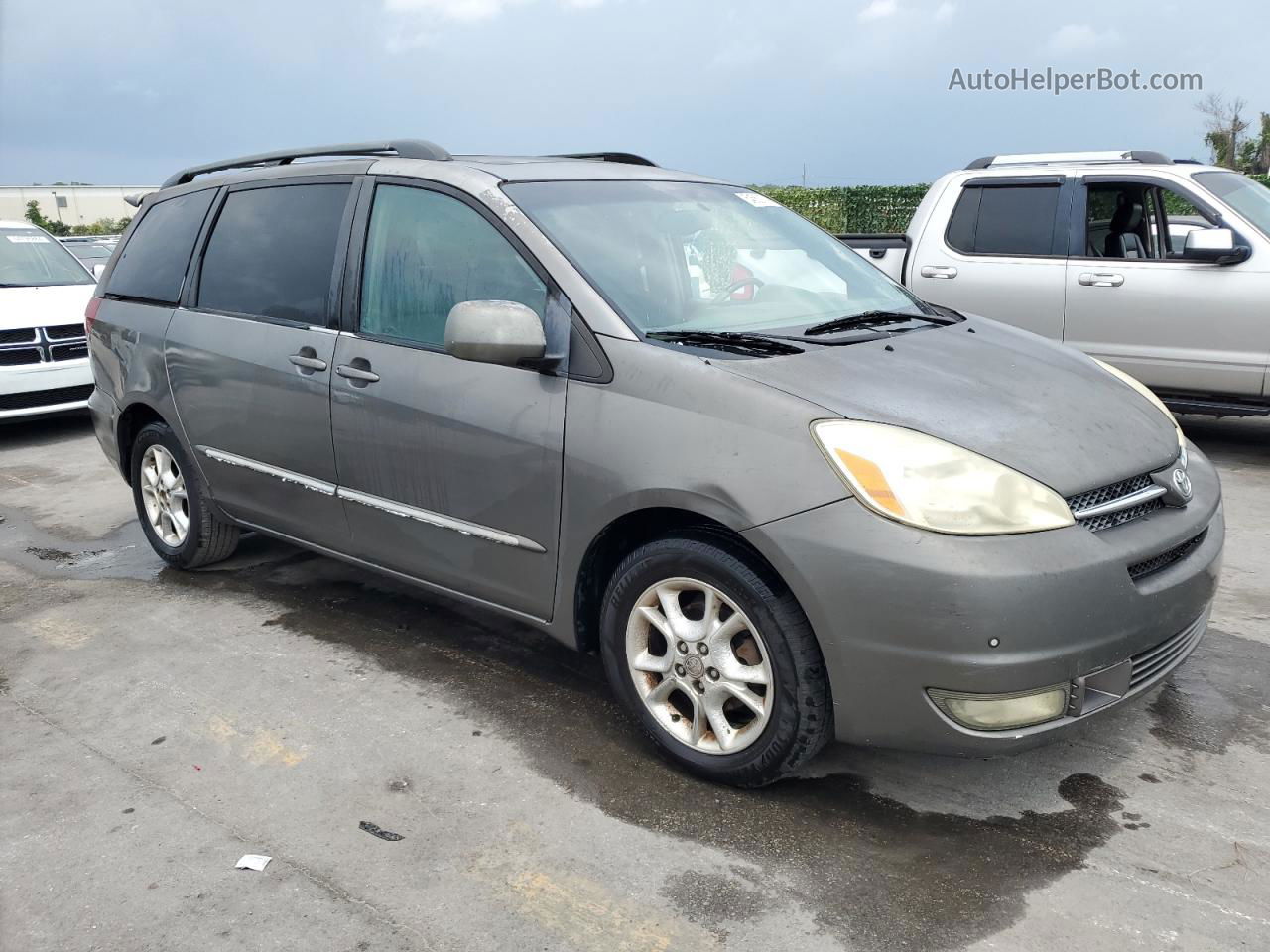 2005 Toyota Sienna Xle Gray vin: 5TDZA22C15S276053