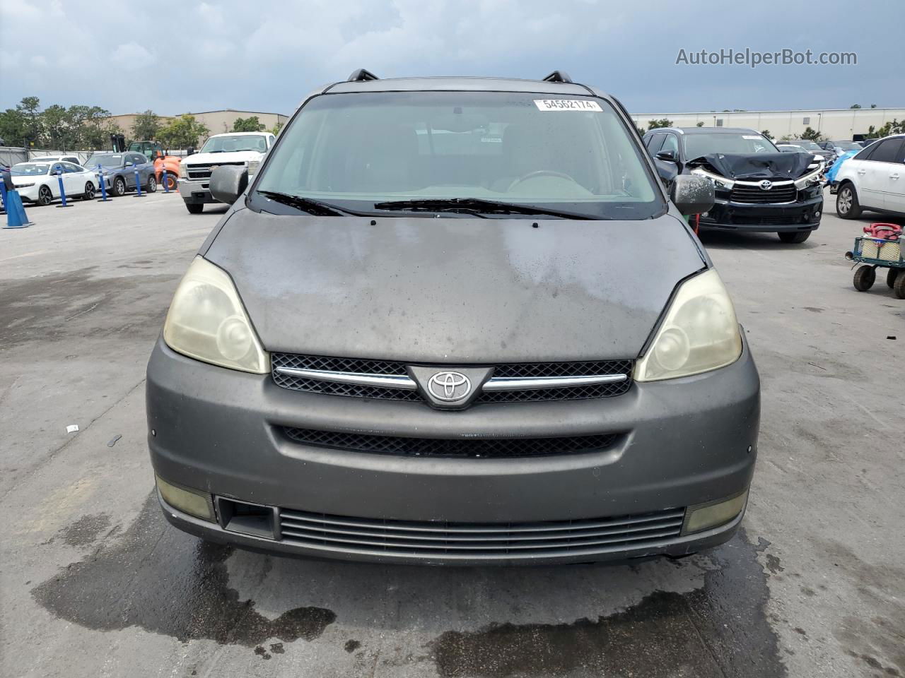 2005 Toyota Sienna Xle Gray vin: 5TDZA22C15S276053