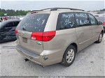 2004 Toyota Sienna Xle Gold vin: 5TDZA22C24S098605