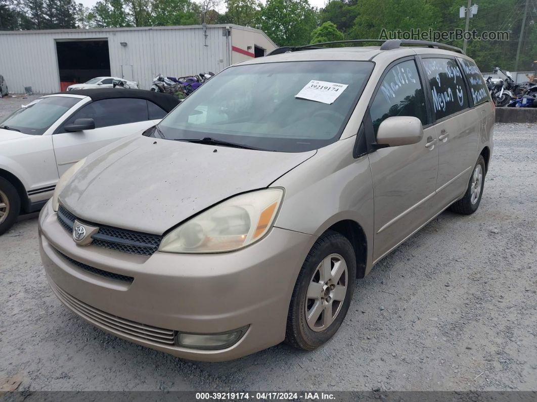 2004 Toyota Sienna Xle Gold vin: 5TDZA22C24S098605