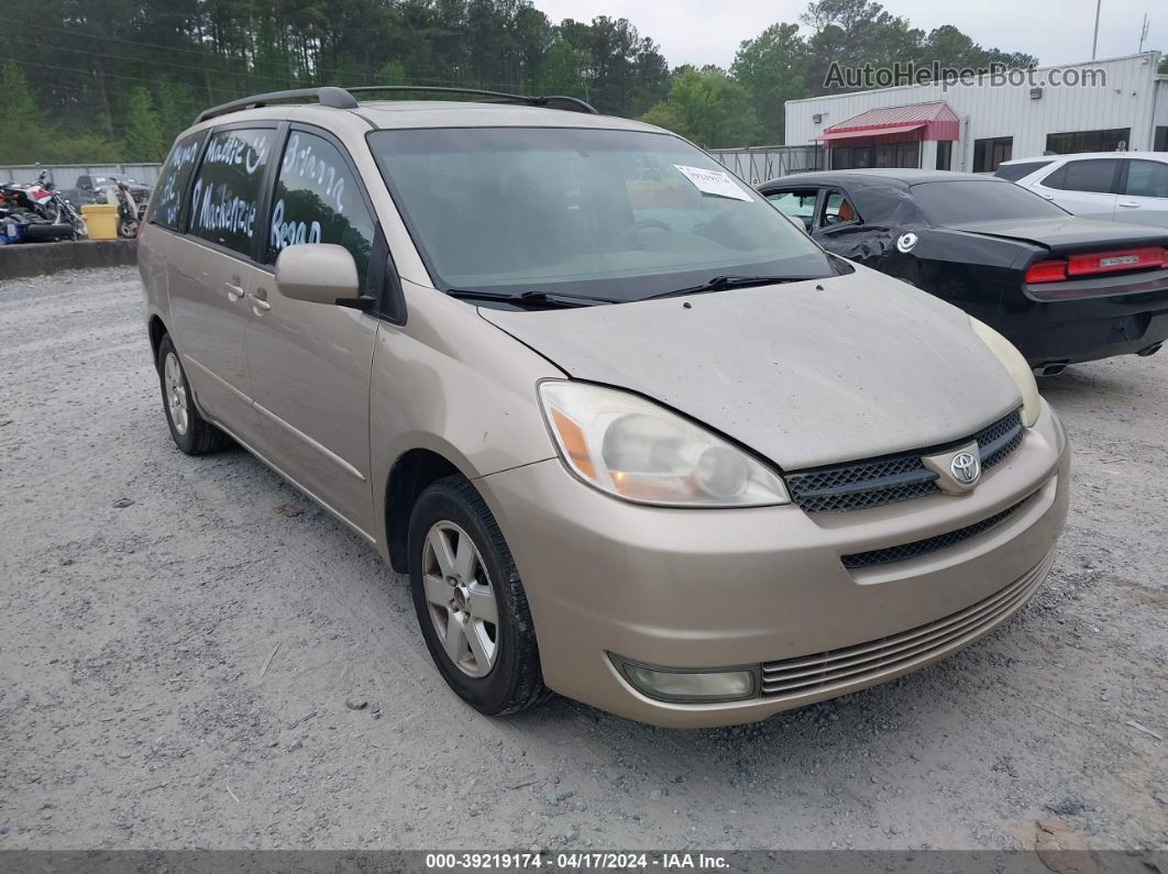 2004 Toyota Sienna Xle Gold vin: 5TDZA22C24S098605