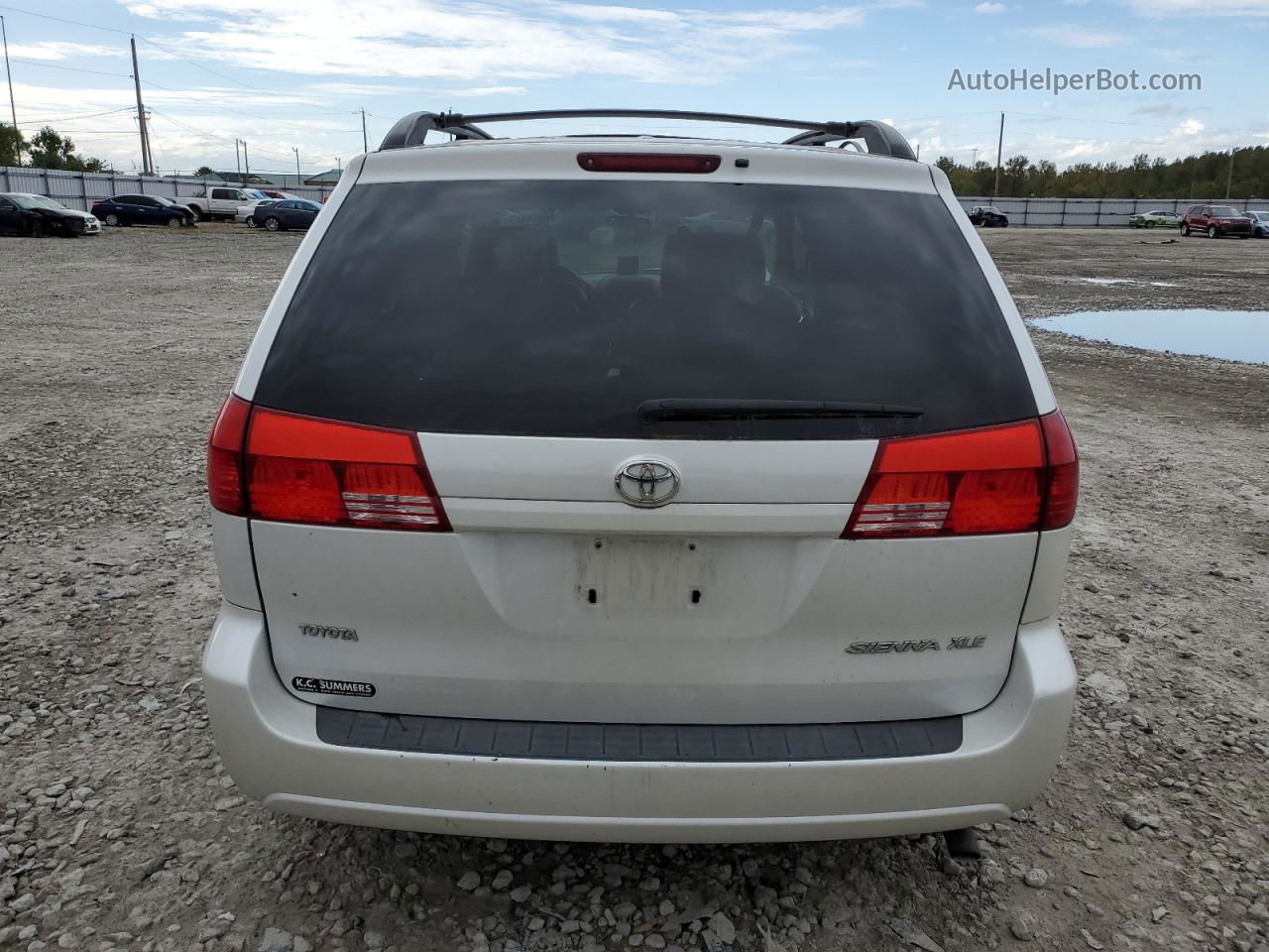 2004 Toyota Sienna Xle White vin: 5TDZA22C24S118612