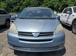 2004 Toyota Sienna Xle Blue vin: 5TDZA22C24S143543