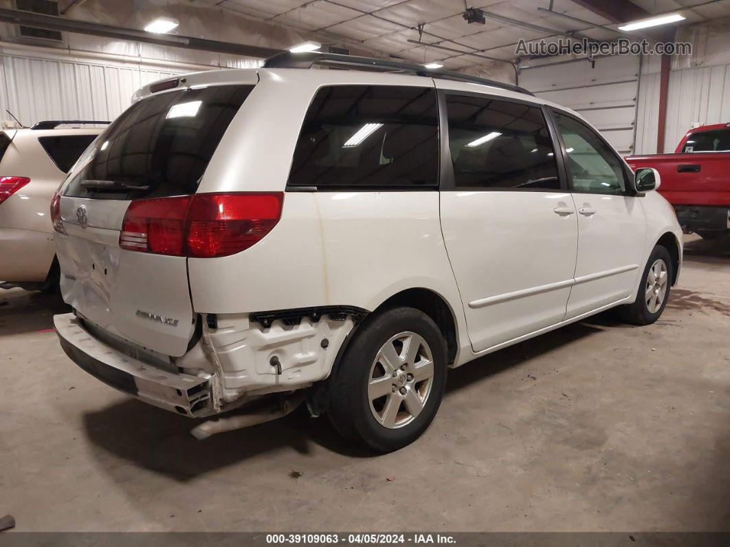 2004 Toyota Sienna Xle White vin: 5TDZA22C24S163565