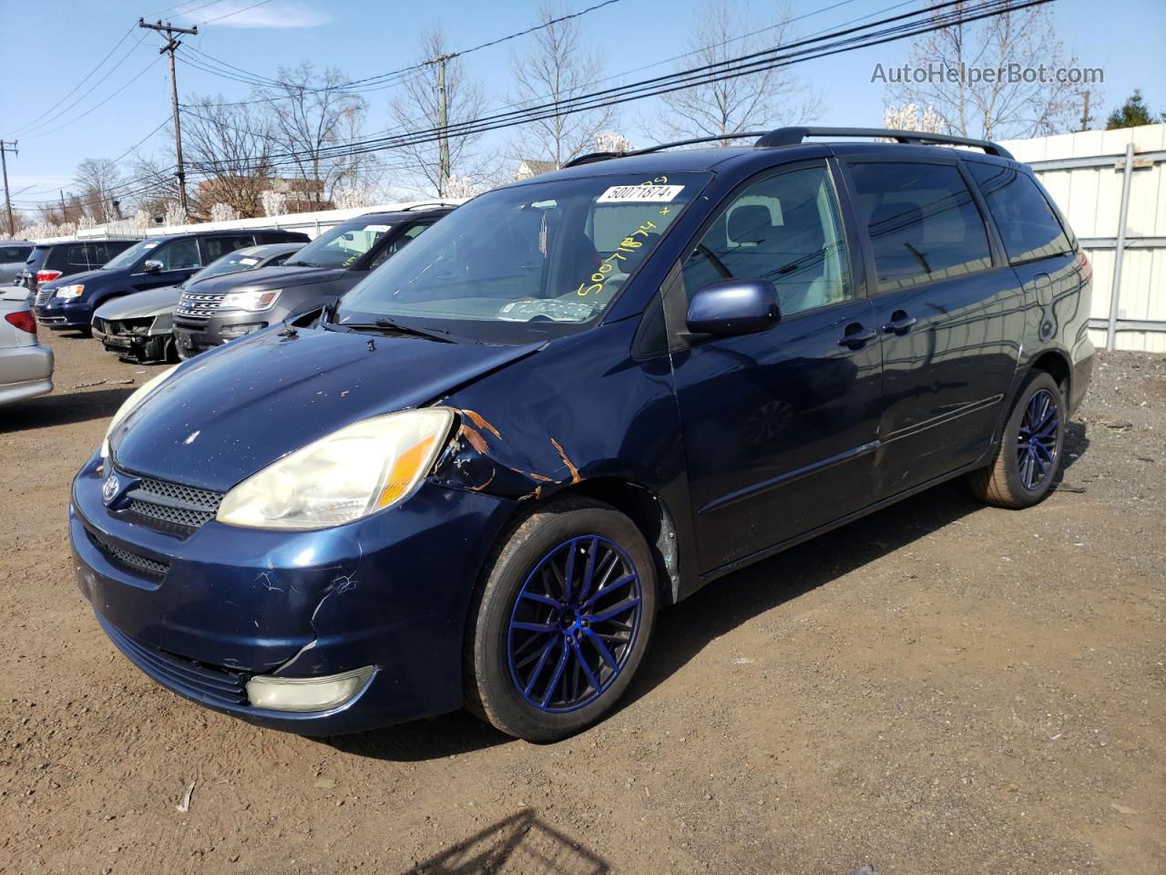 2004 Toyota Sienna Xle Blue vin: 5TDZA22C34S102824