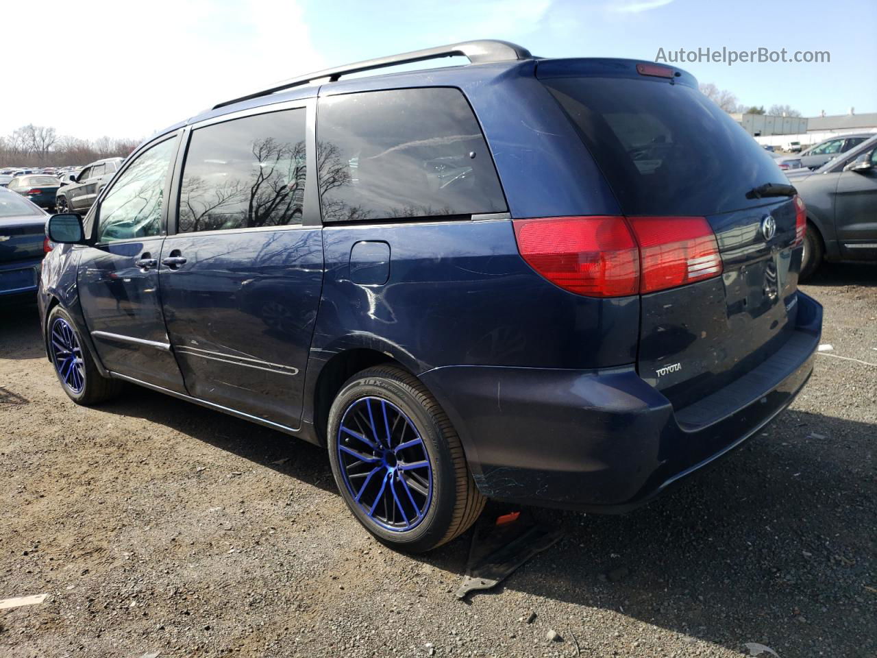 2004 Toyota Sienna Xle Blue vin: 5TDZA22C34S102824