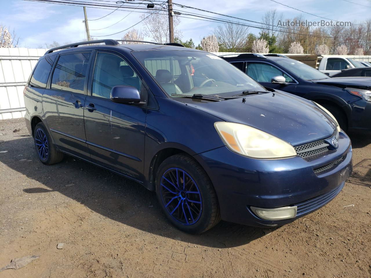 2004 Toyota Sienna Xle Blue vin: 5TDZA22C34S102824