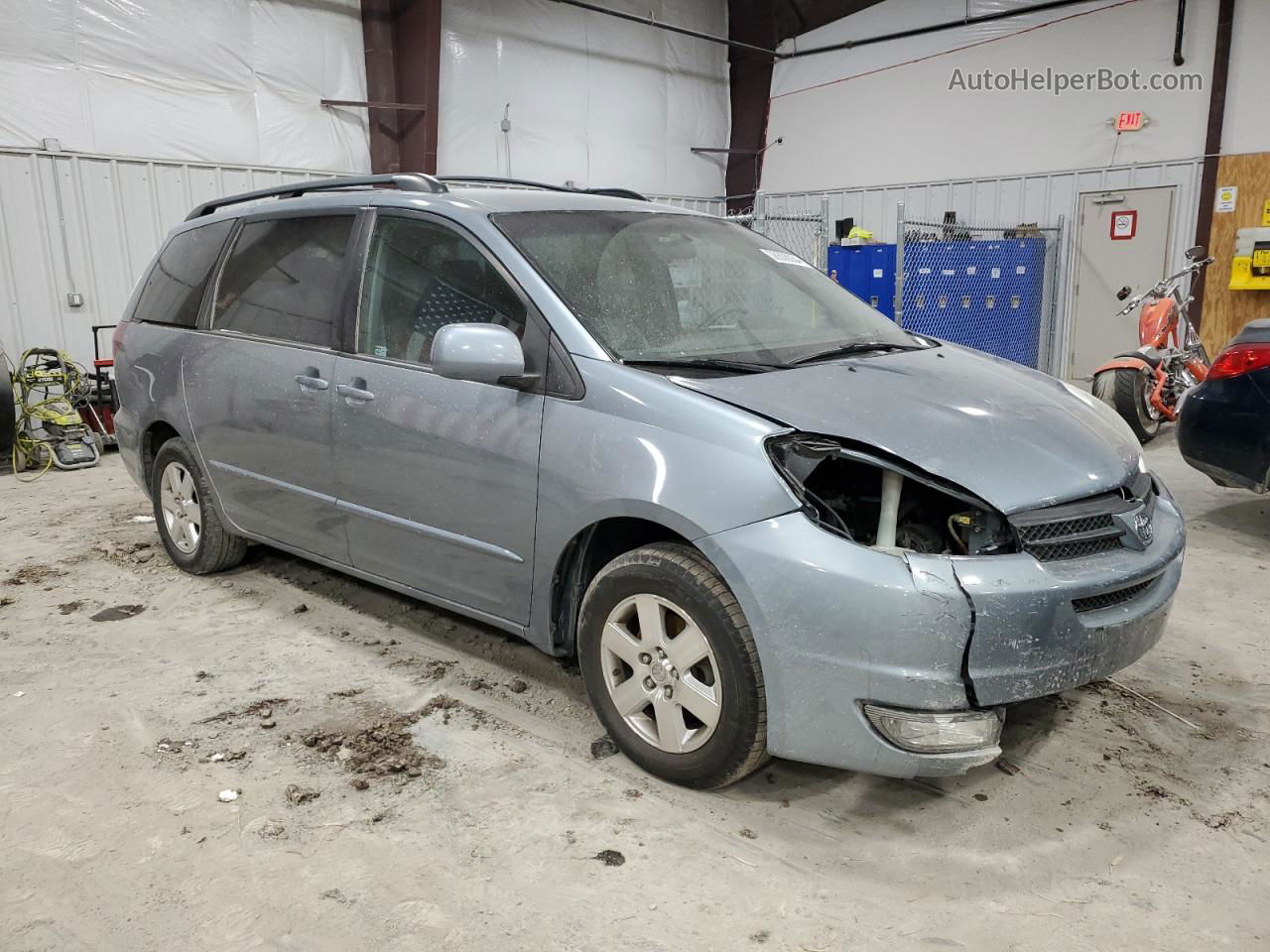 2004 Toyota Sienna Xle Синий vin: 5TDZA22C34S109708