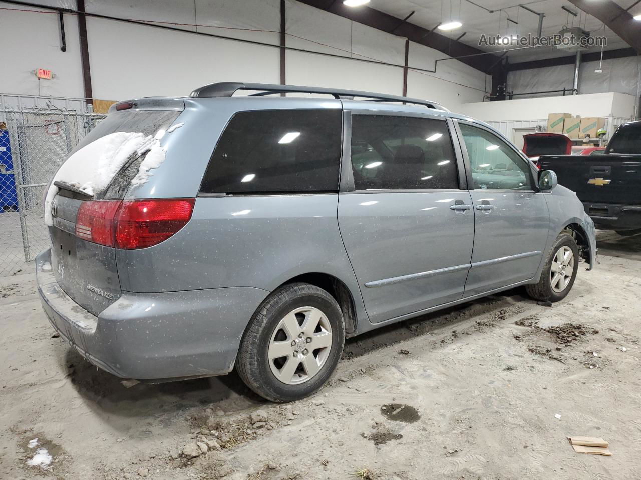 2004 Toyota Sienna Xle Blue vin: 5TDZA22C34S109708