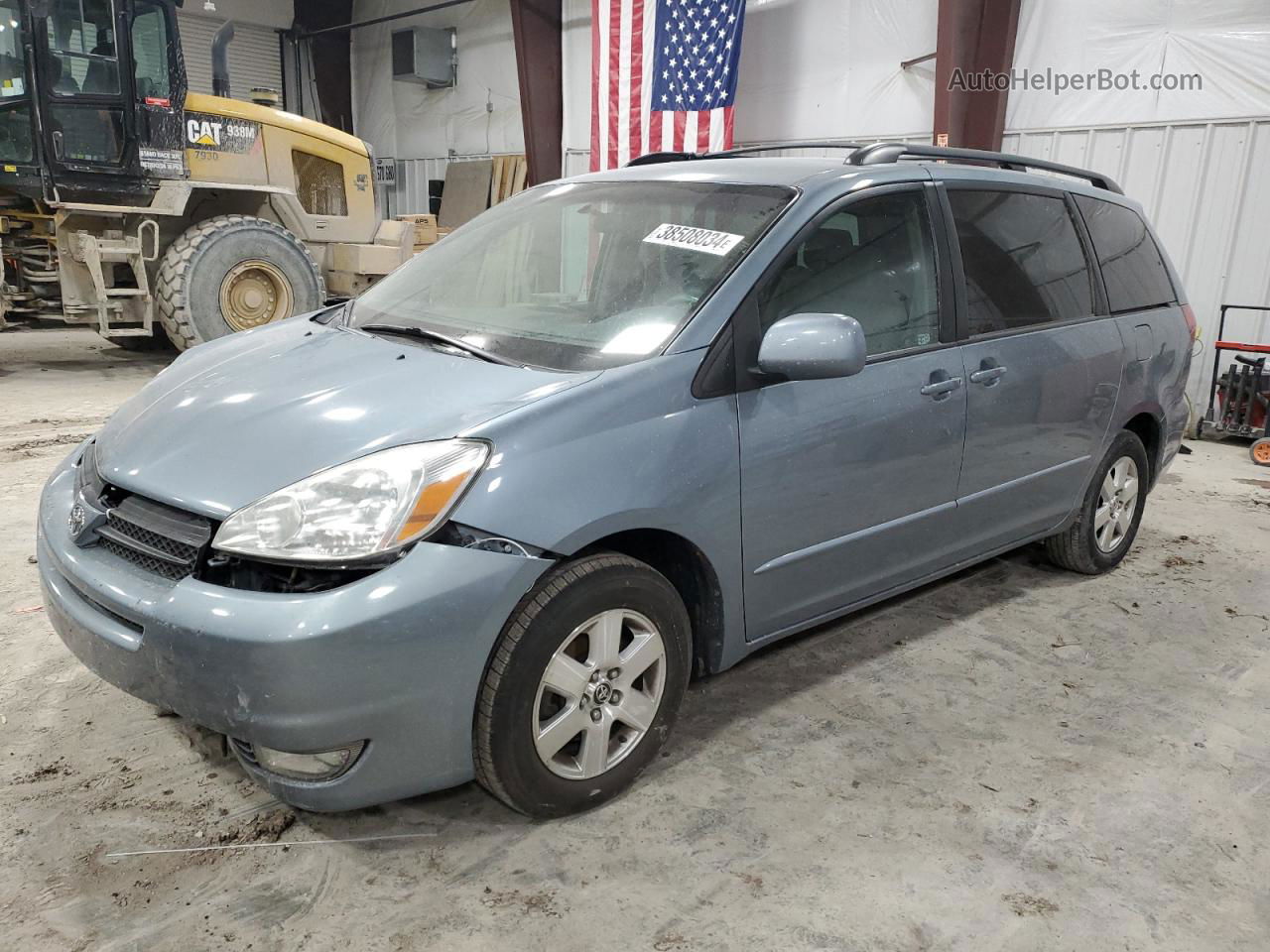 2004 Toyota Sienna Xle Blue vin: 5TDZA22C34S109708