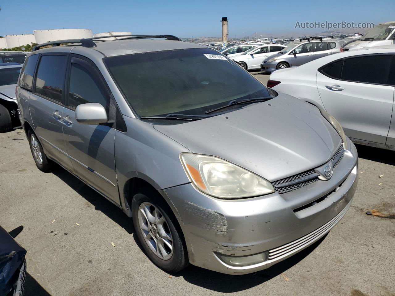 2004 Toyota Sienna Xle Серебряный vin: 5TDZA22C44S012257