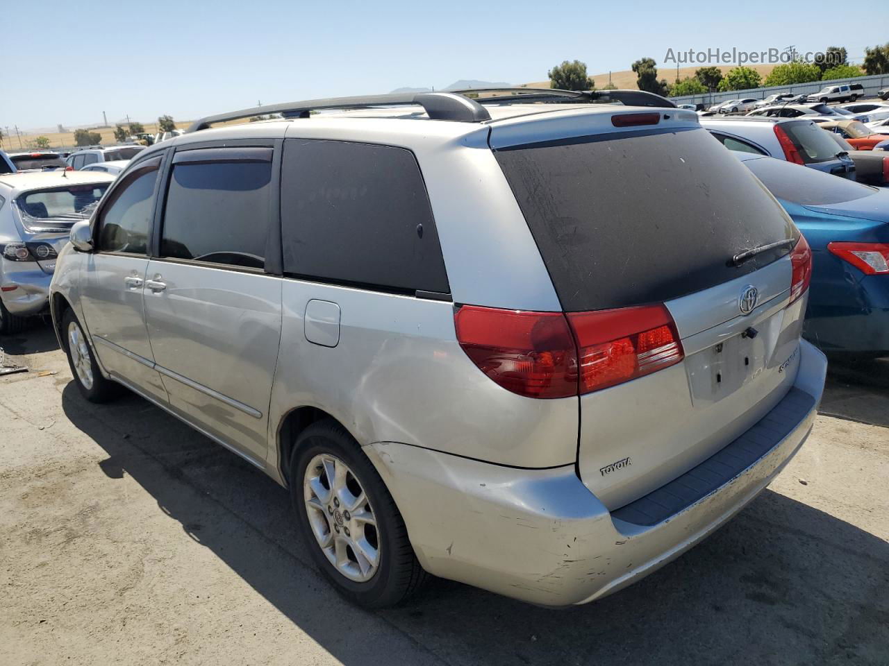 2004 Toyota Sienna Xle Silver vin: 5TDZA22C44S012257