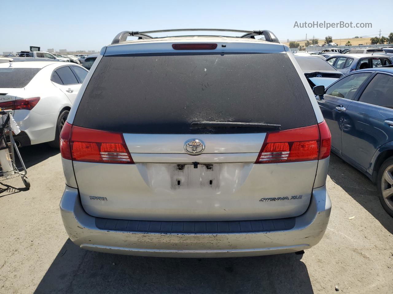 2004 Toyota Sienna Xle Серебряный vin: 5TDZA22C44S012257