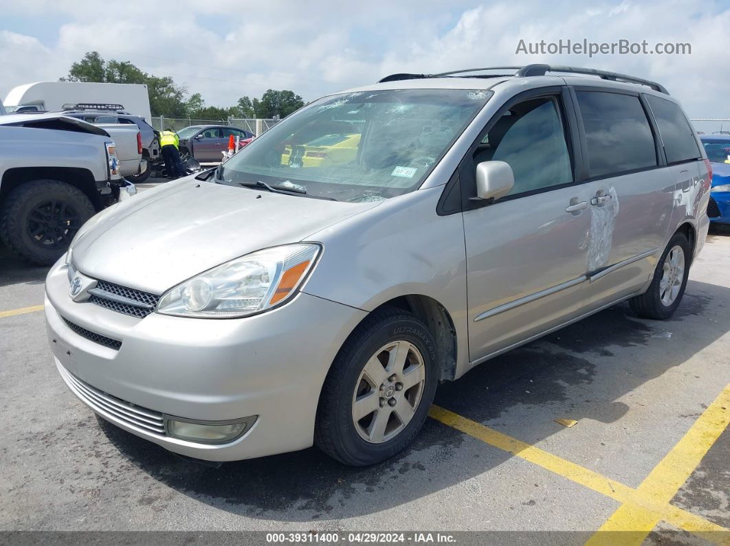 2004 Toyota Sienna Xle Silver vin: 5TDZA22C54S042772