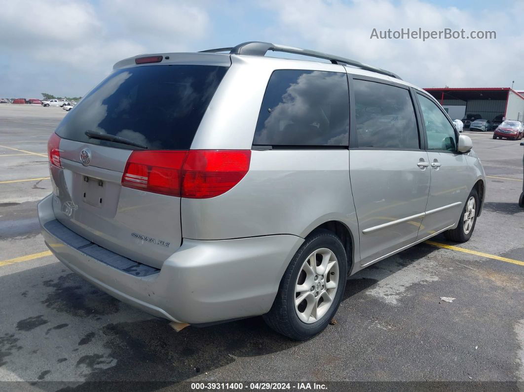 2004 Toyota Sienna Xle Silver vin: 5TDZA22C54S042772