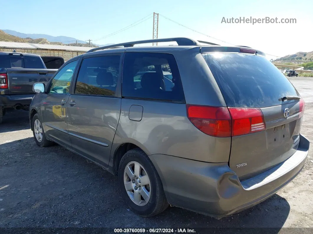 2004 Toyota Sienna Xle Gray vin: 5TDZA22C54S170316