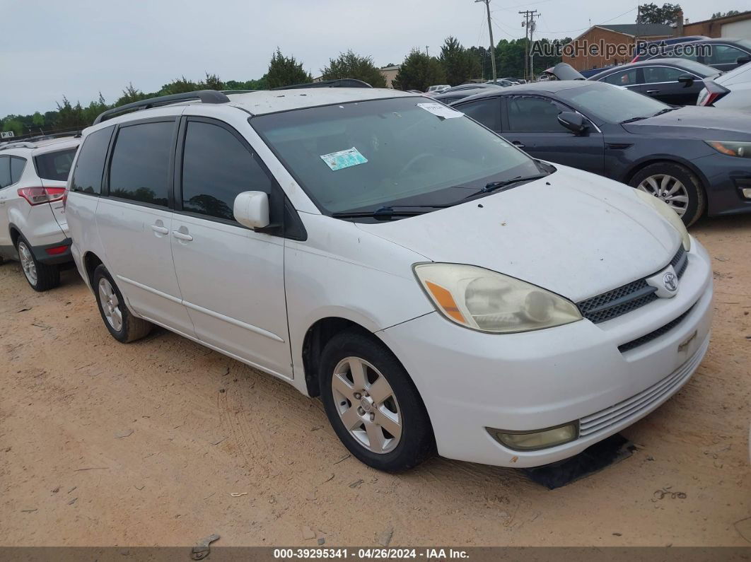 2005 Toyota Sienna Xle White vin: 5TDZA22C65S235756