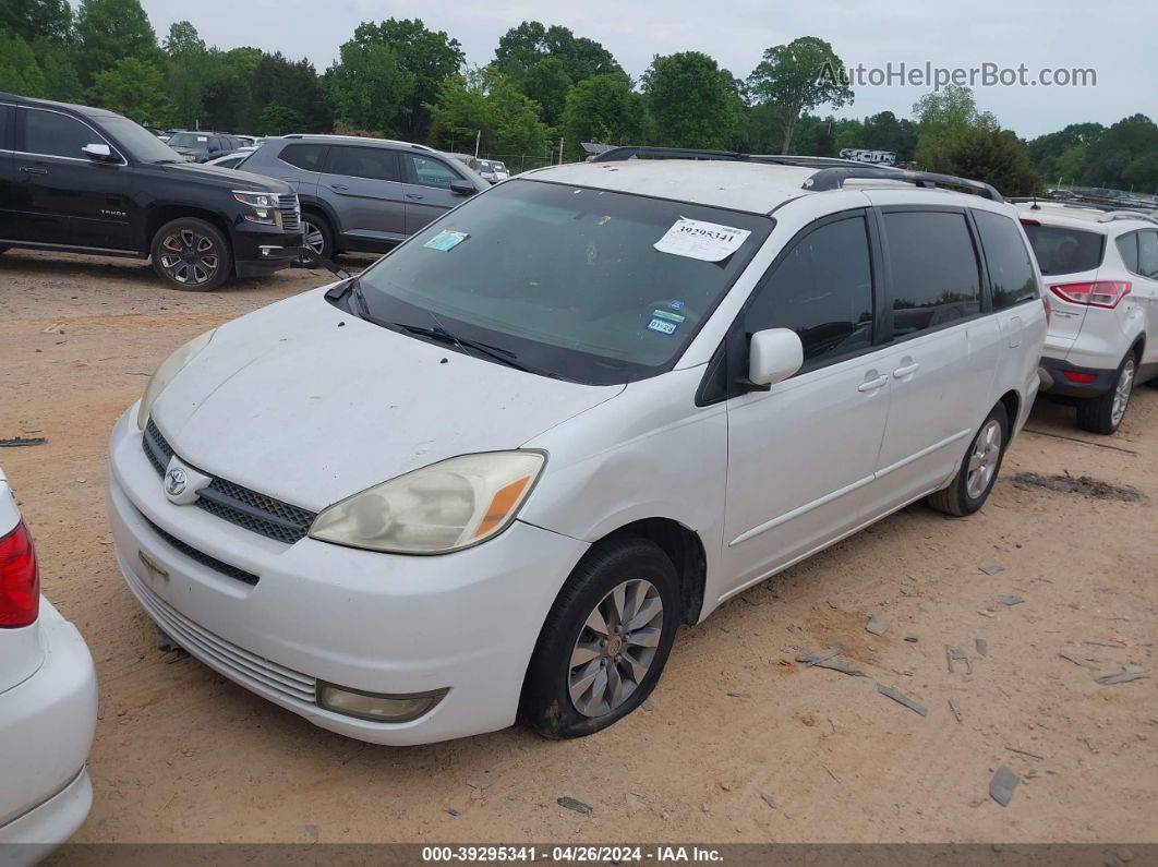 2005 Toyota Sienna Xle White vin: 5TDZA22C65S235756