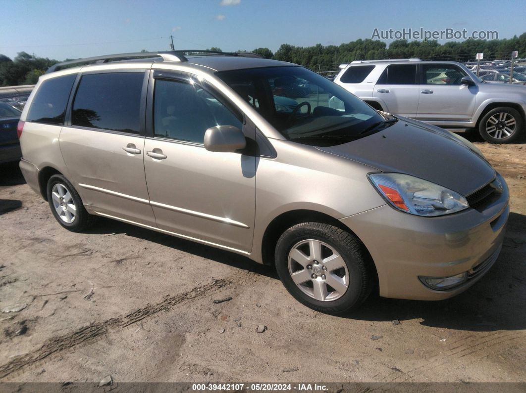 2004 Toyota Sienna Xle Beige vin: 5TDZA22C74S149936