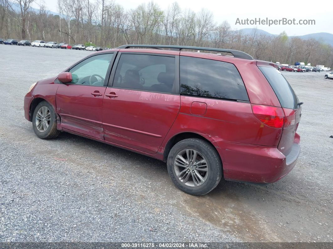 2004 Toyota Sienna Xle Red vin: 5TDZA22C74S150083