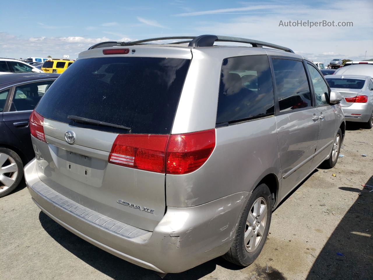 2004 Toyota Sienna Xle Silver vin: 5TDZA22C94S133706