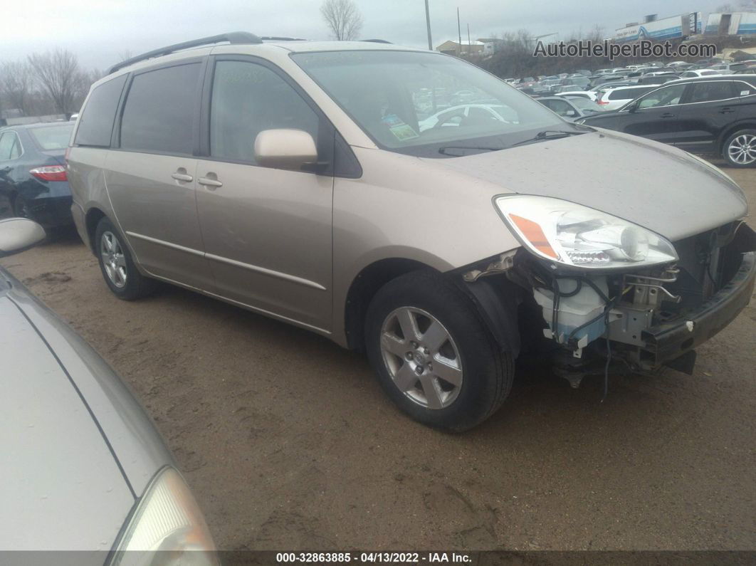 2004 Toyota Sienna Xle Beige vin: 5TDZA22C94S168892