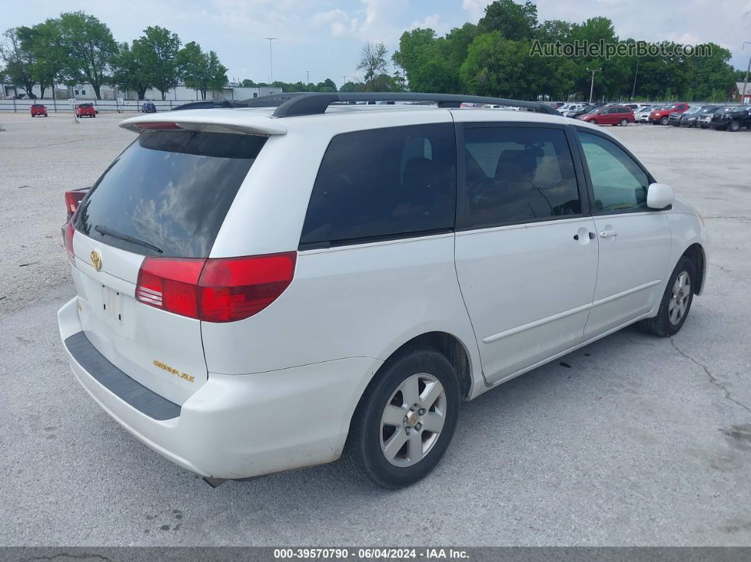 2004 Toyota Sienna Xle White vin: 5TDZA22C94S170478