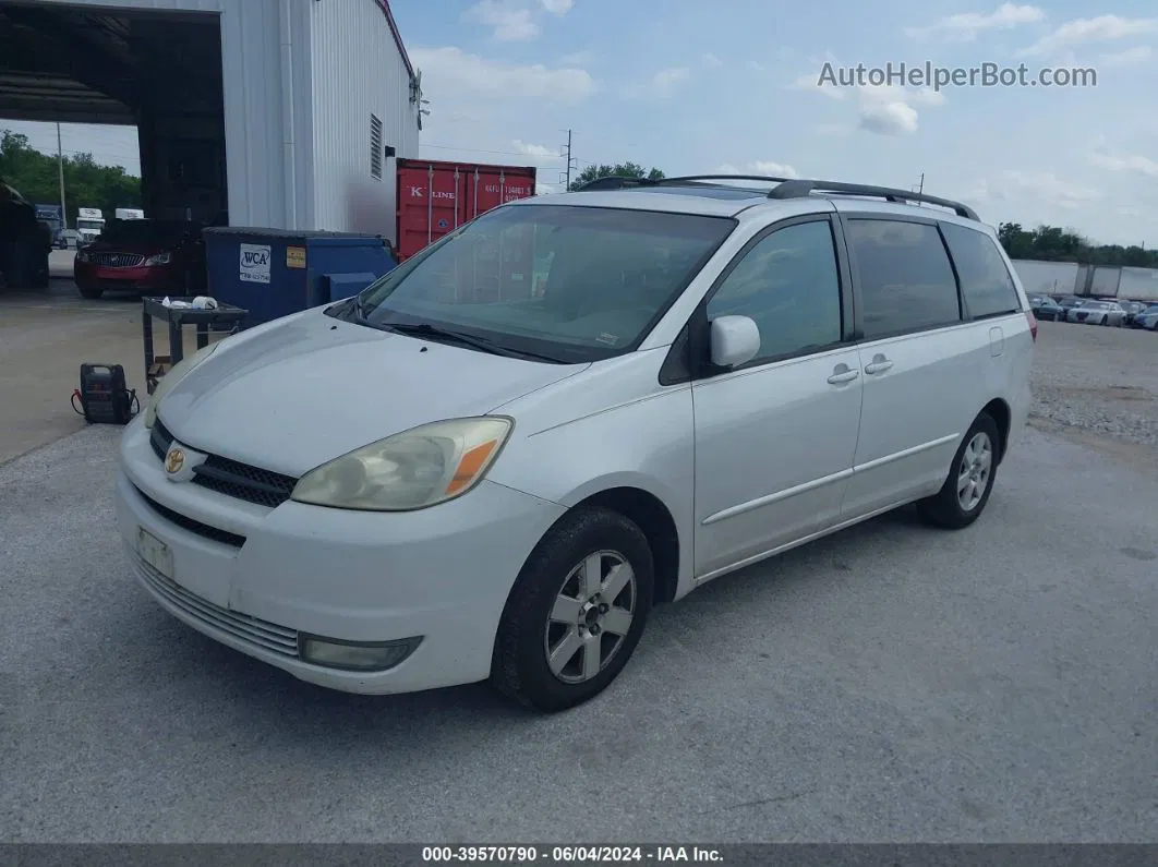 2004 Toyota Sienna Xle White vin: 5TDZA22C94S170478